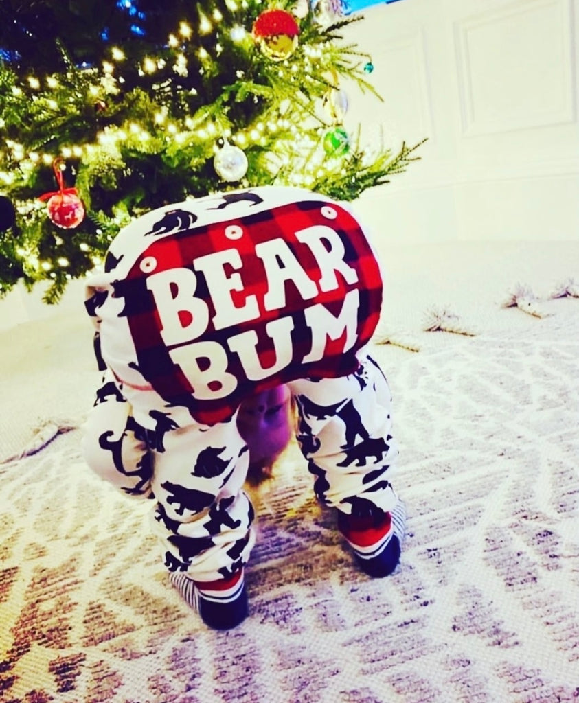 Bear Bum Union Suit - BEAR TREE BABY