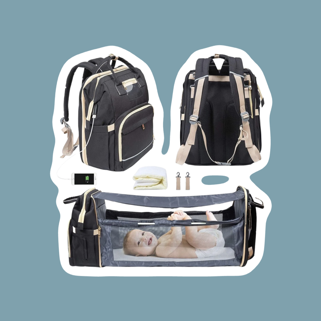 Nursery Bag  The All-in-One Convertible Diaper Bag Backpack