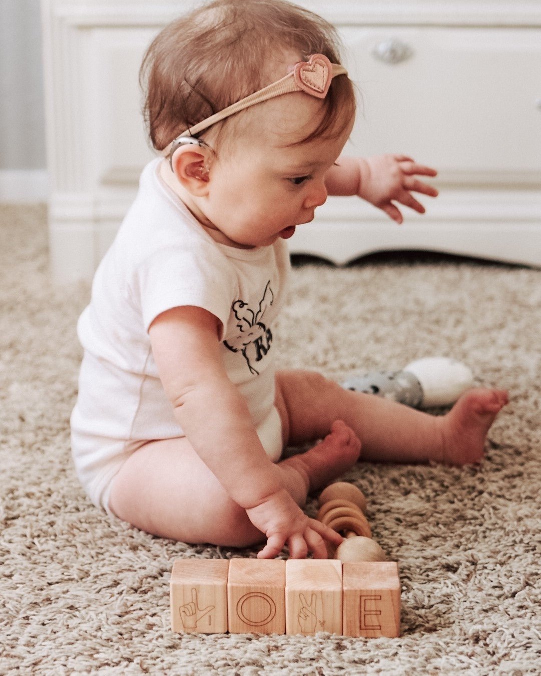 Bump & Baby Milestone Wooden Blocks