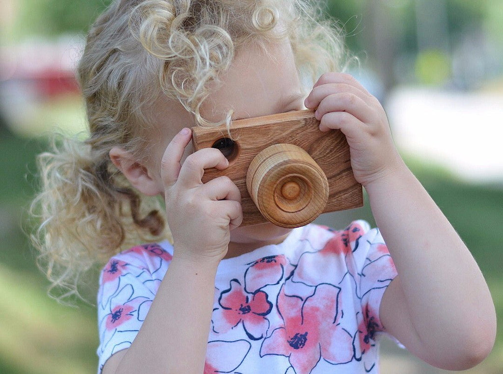 Wooden Toy Camera - BEAR TREE BABY