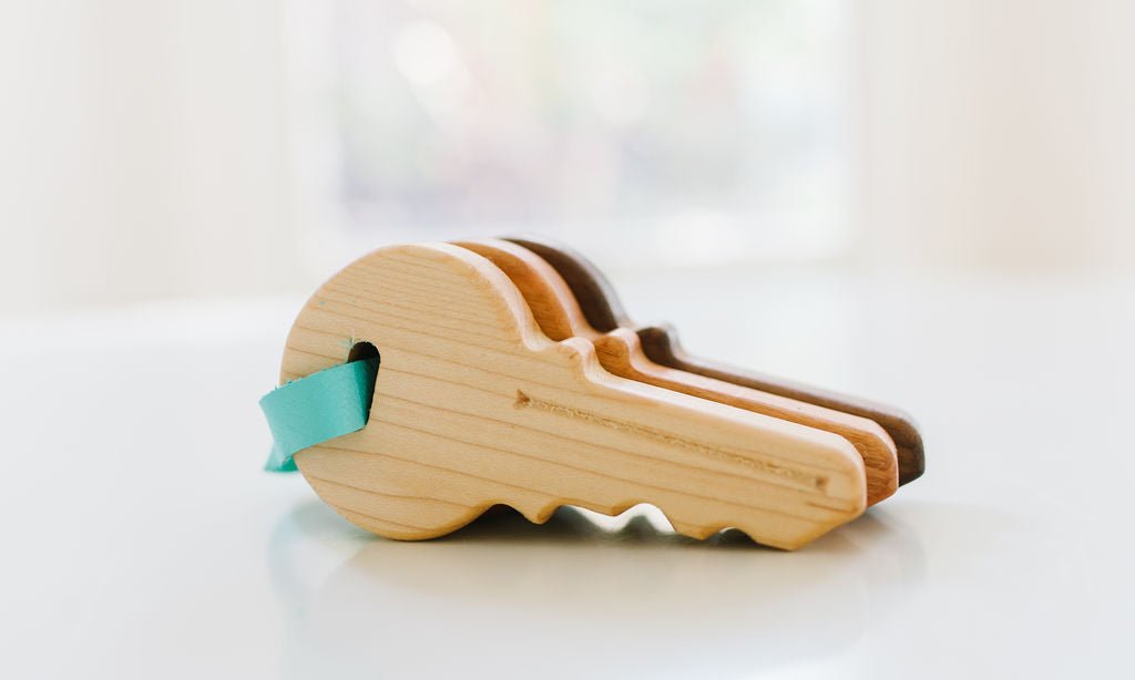 Wooden Toy Keys - BEAR TREE BABY